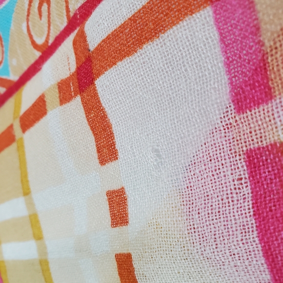 Spartina 449 Scarf Wrap Shawl Colorful Fringe 100% Australian Wool Art to Wear - Picture 12 of 17